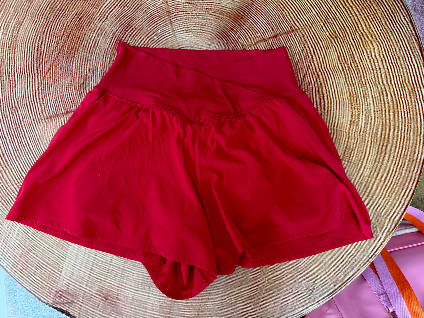 On The Move Flouncy Shorts {Red}