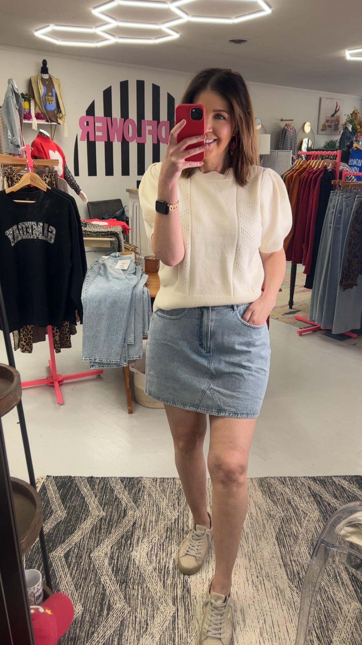 Date Night Denim Skirt