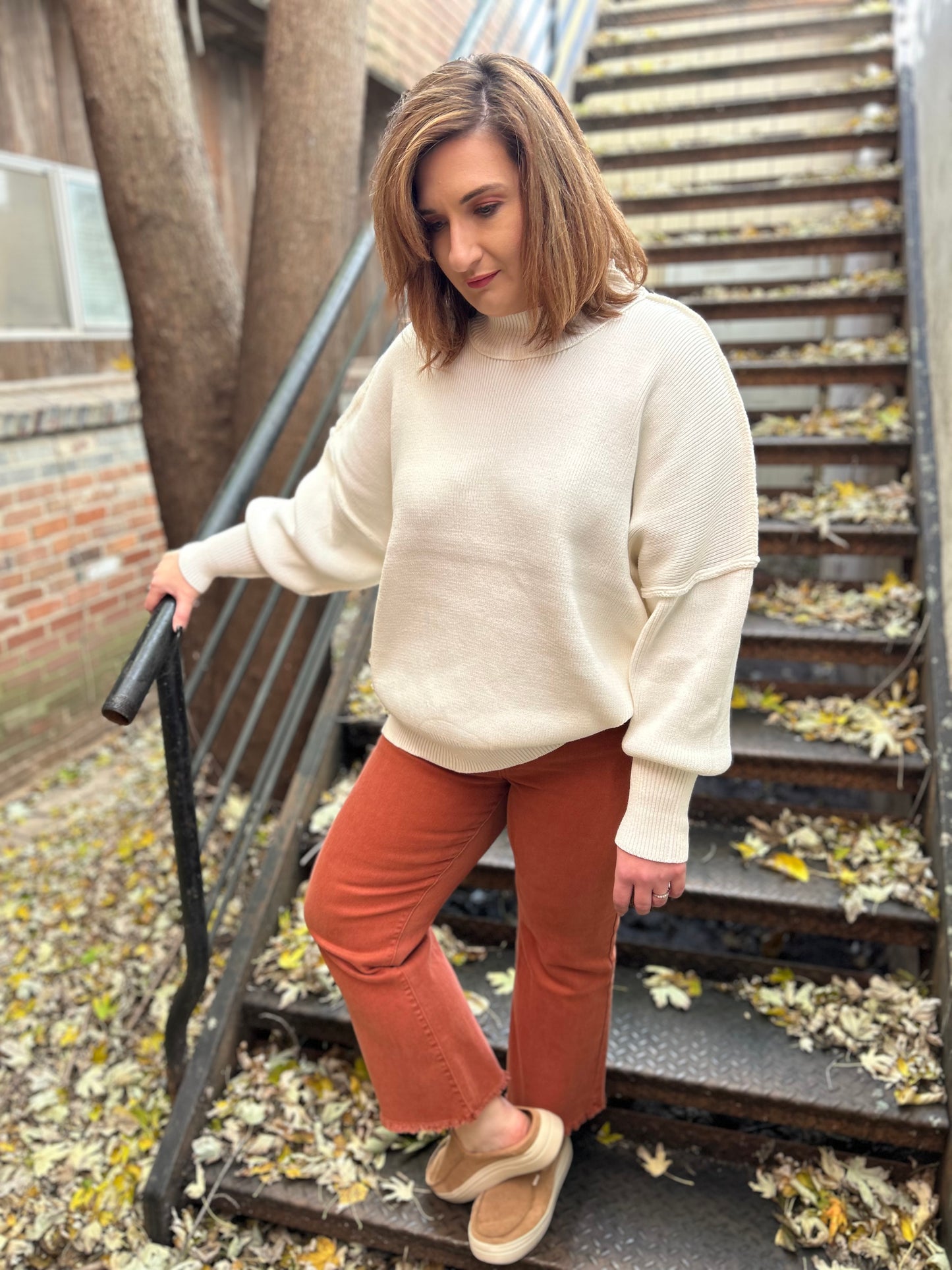 On Point Jeans {Rust}