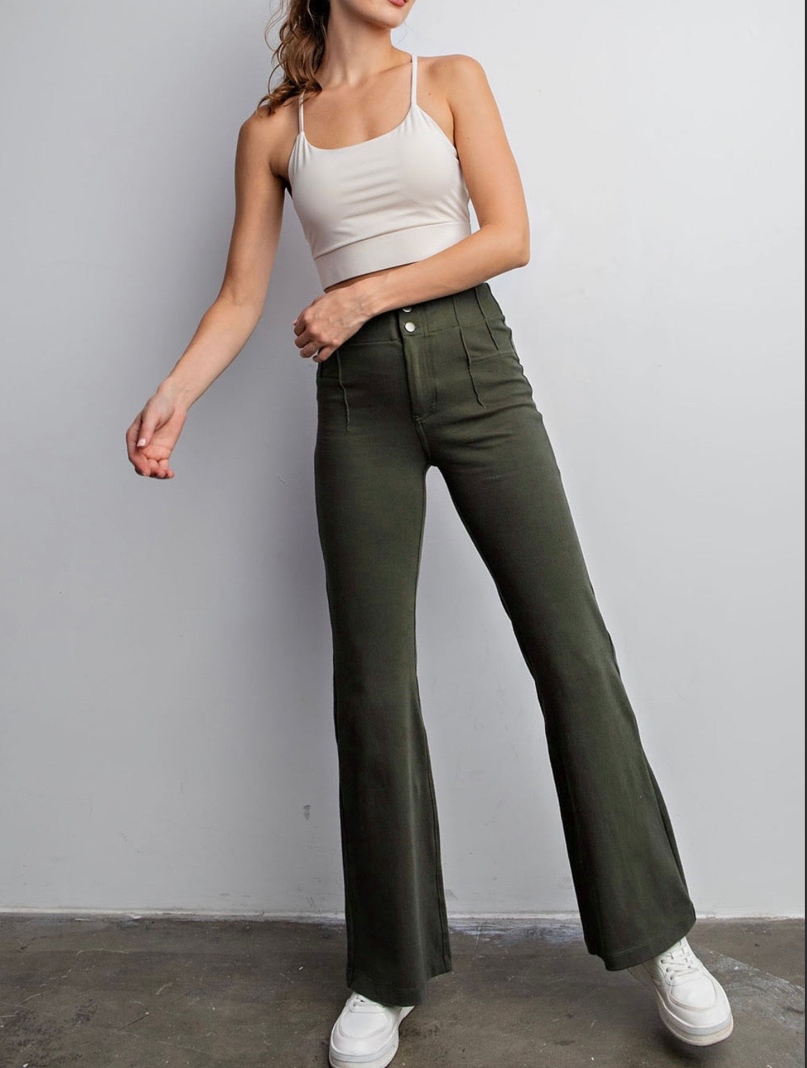 Boss Babe Pants {Olive}