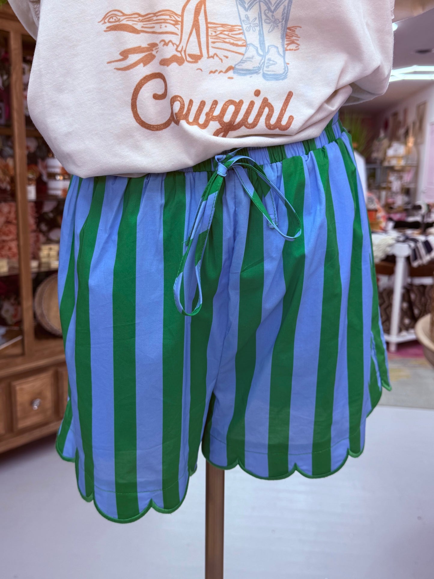 Easy Days Striped Shorts