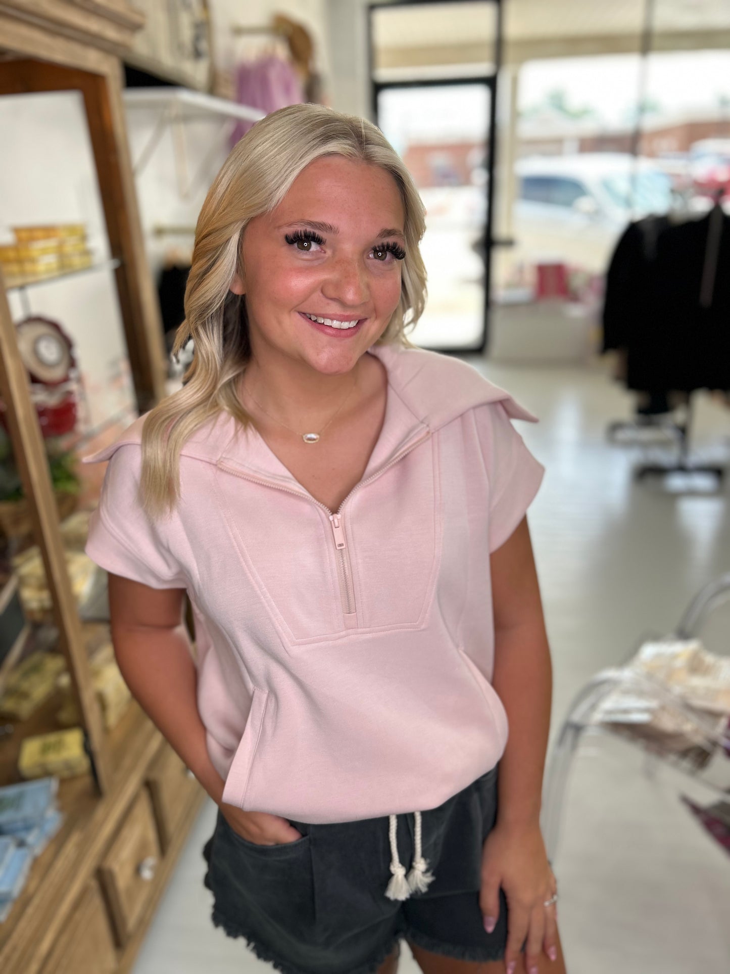 Simple Days Top {Pink}