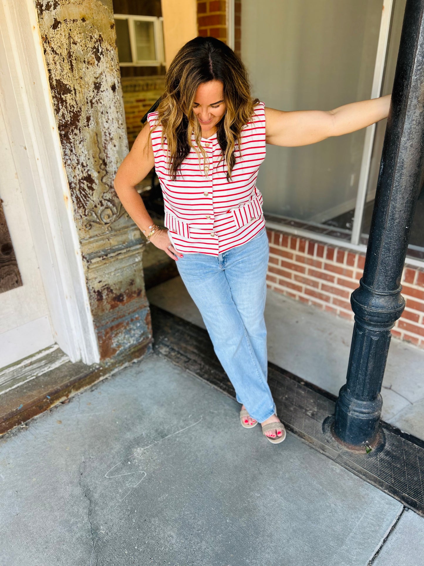 Sail Away Striped Top
