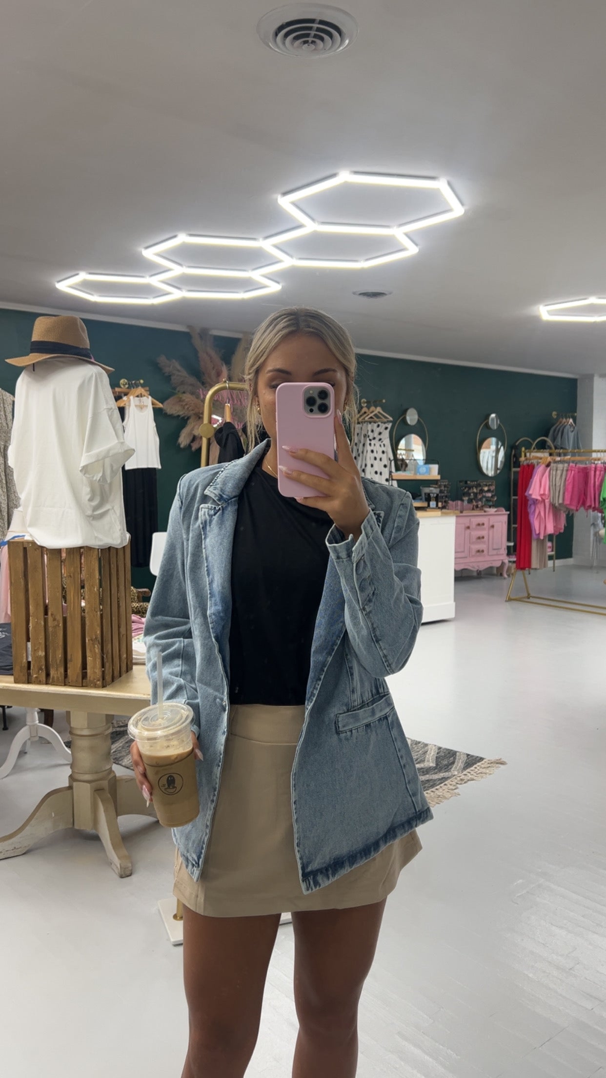 Classy Girl Denim Blazer