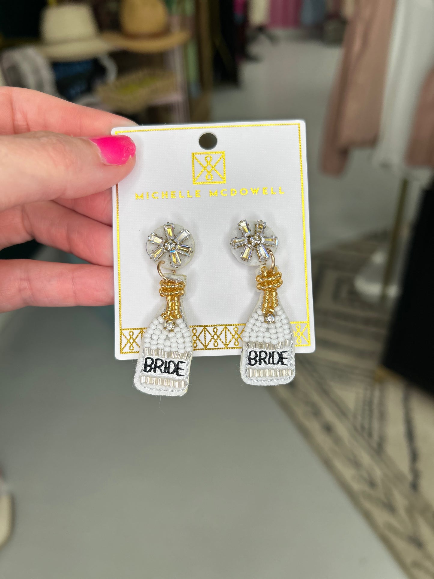 Bride Beaded Earrings