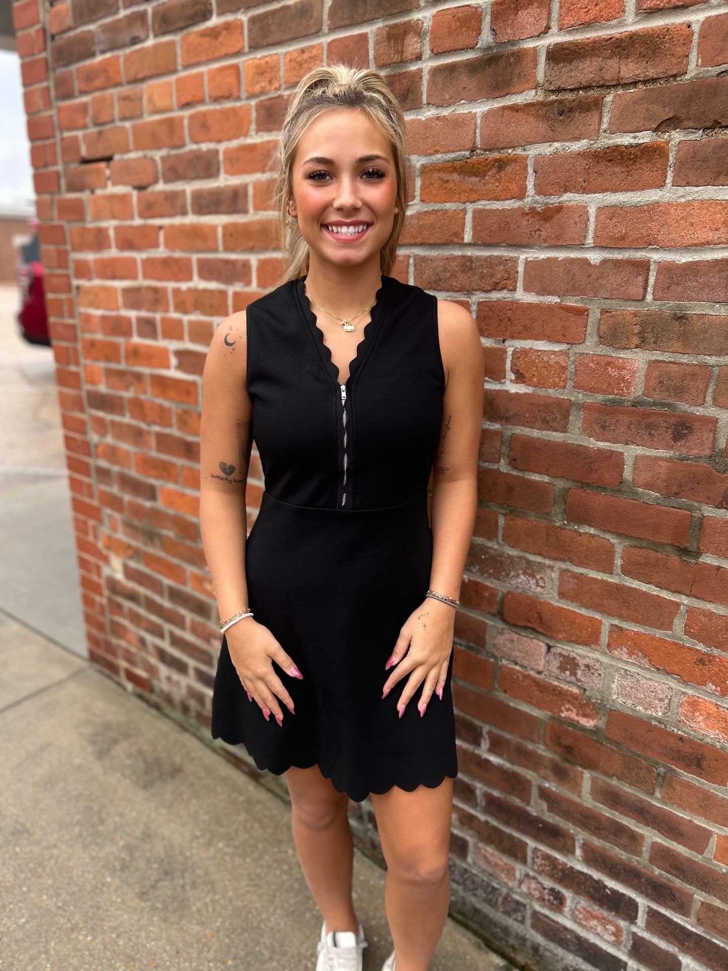 Sassy Scallop Dress