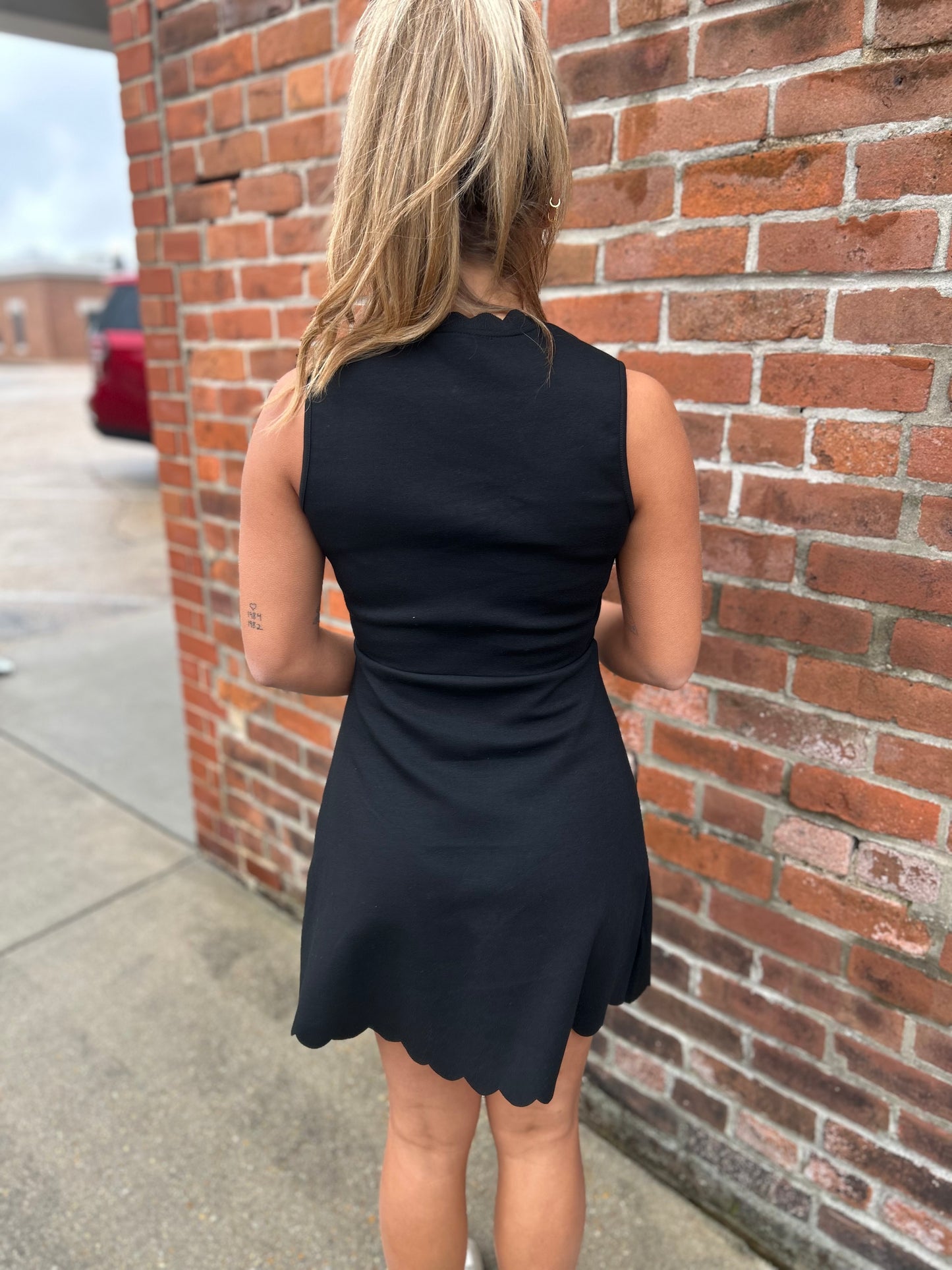 Sassy Scallop Dress