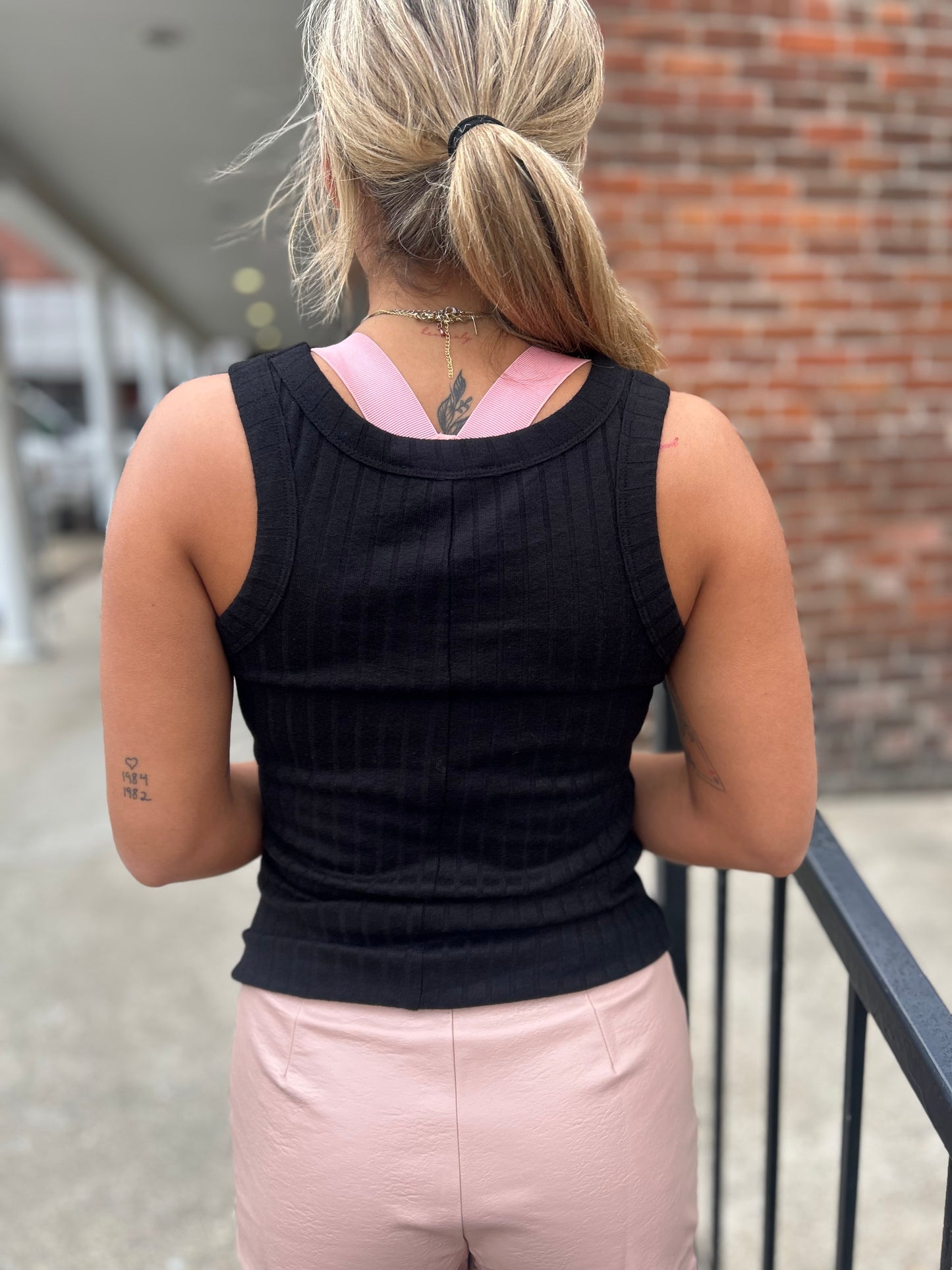 On The Move Tank {Black}