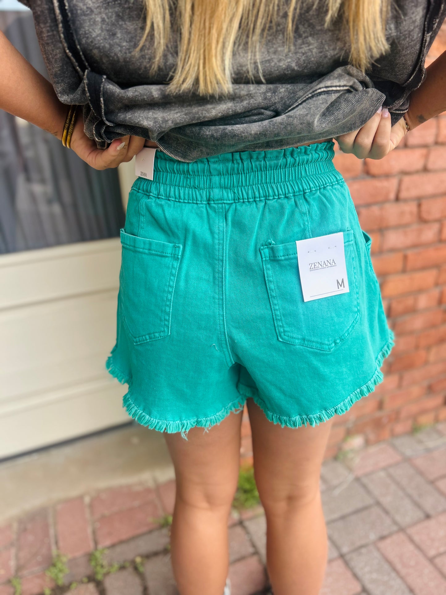Right On Time Shorts {Green}