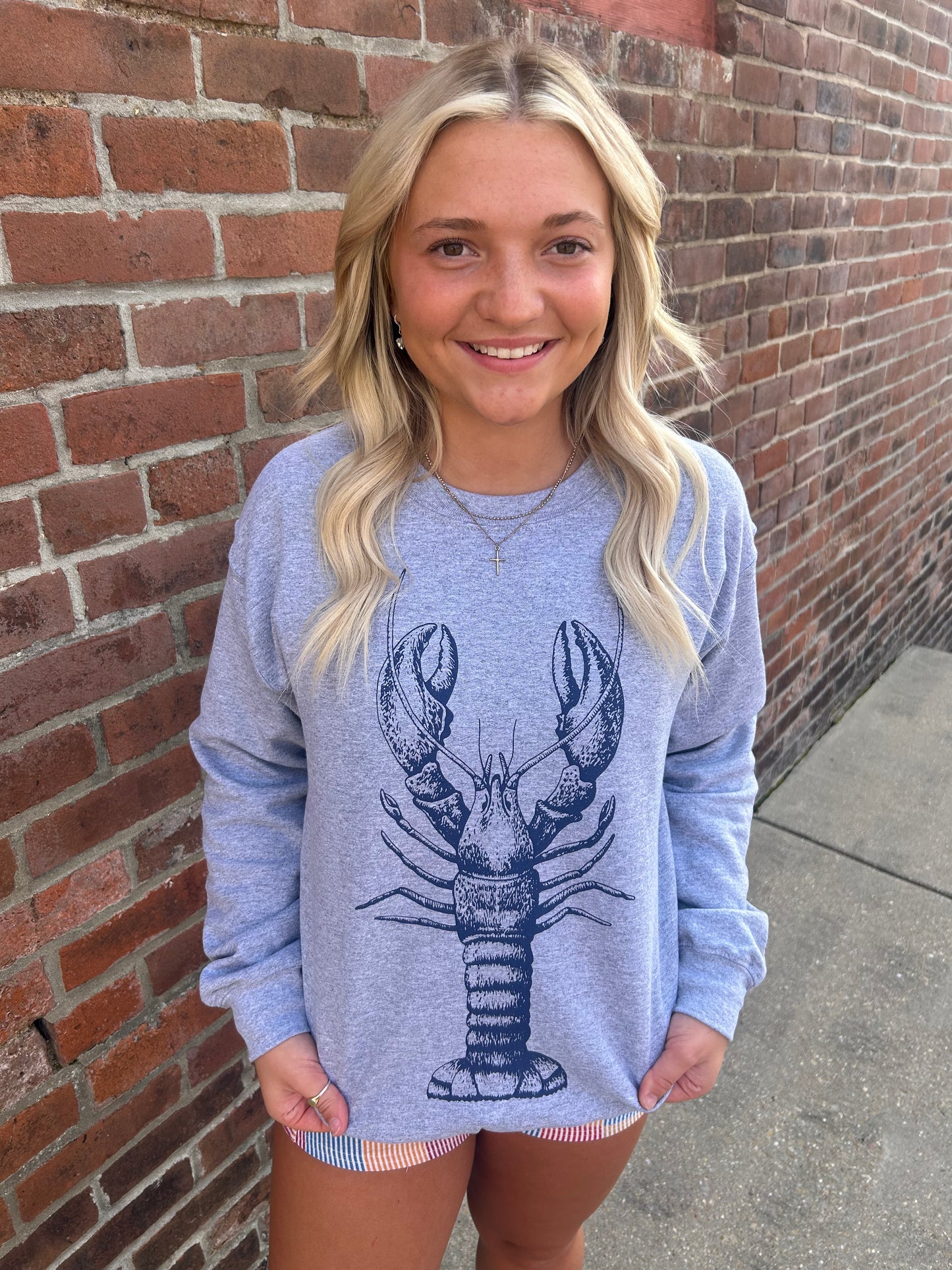Lobster Graphic Sweatshirt