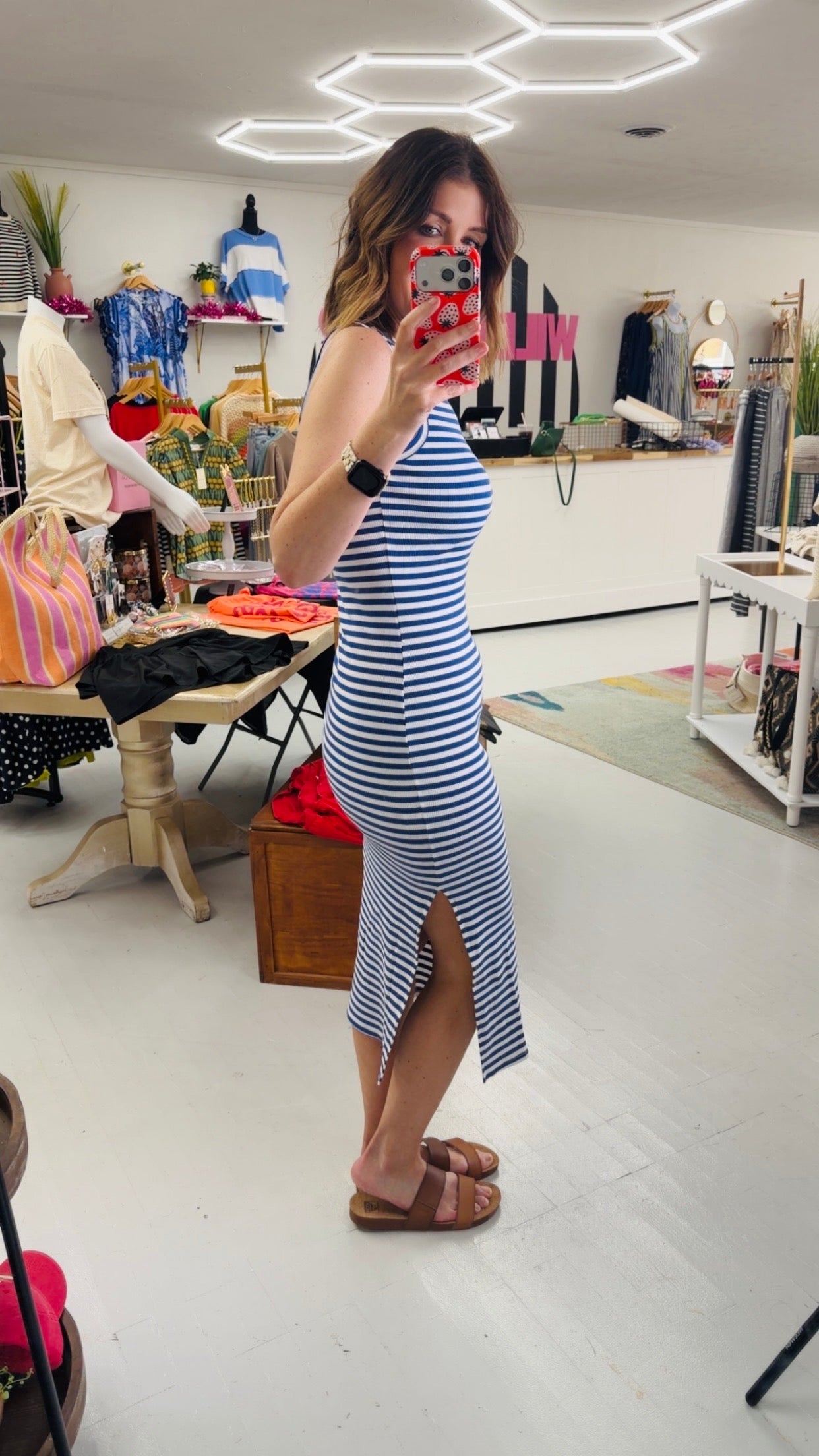 Manhattan Stripe Dress