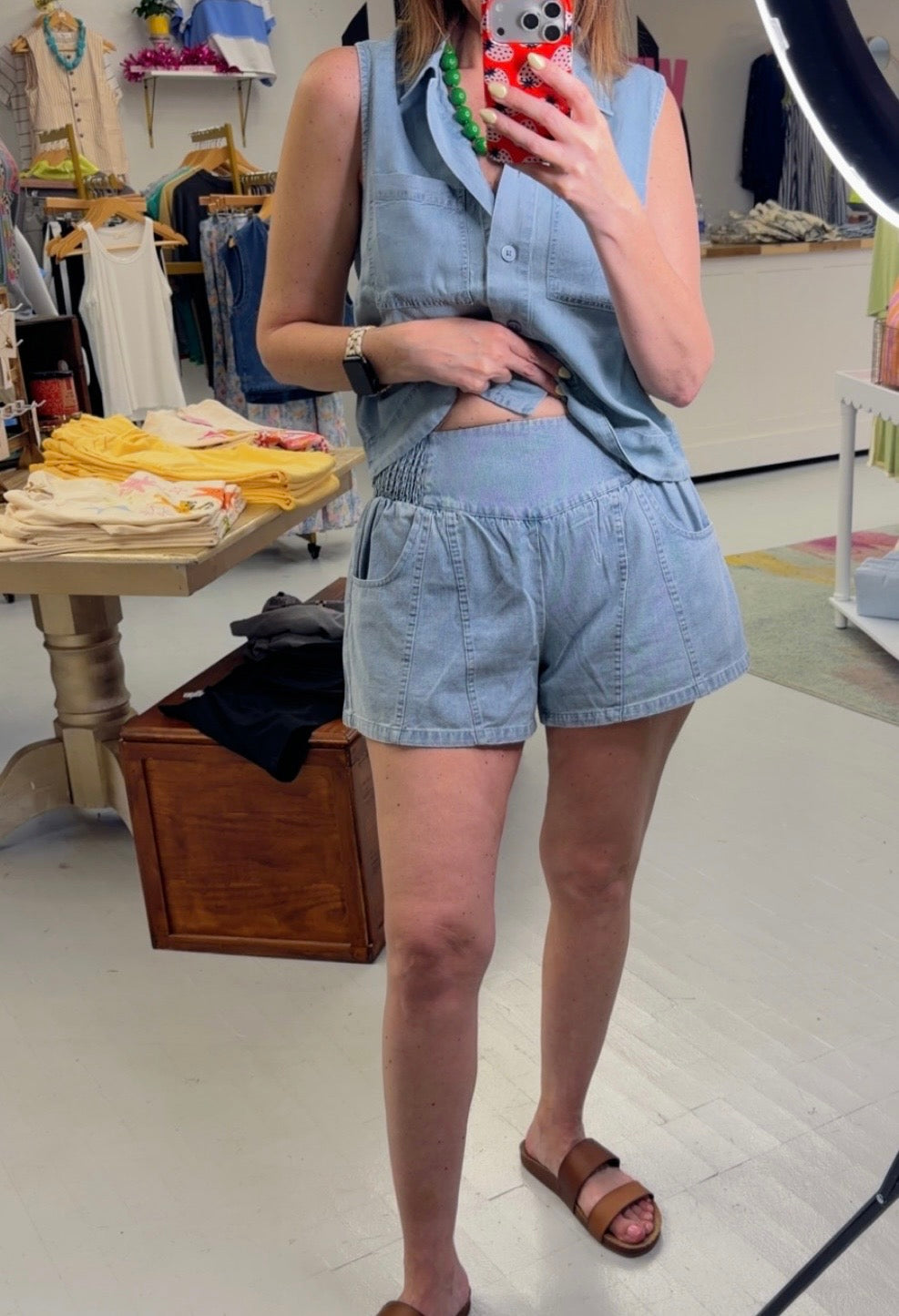 Good Mood Denim Shorts