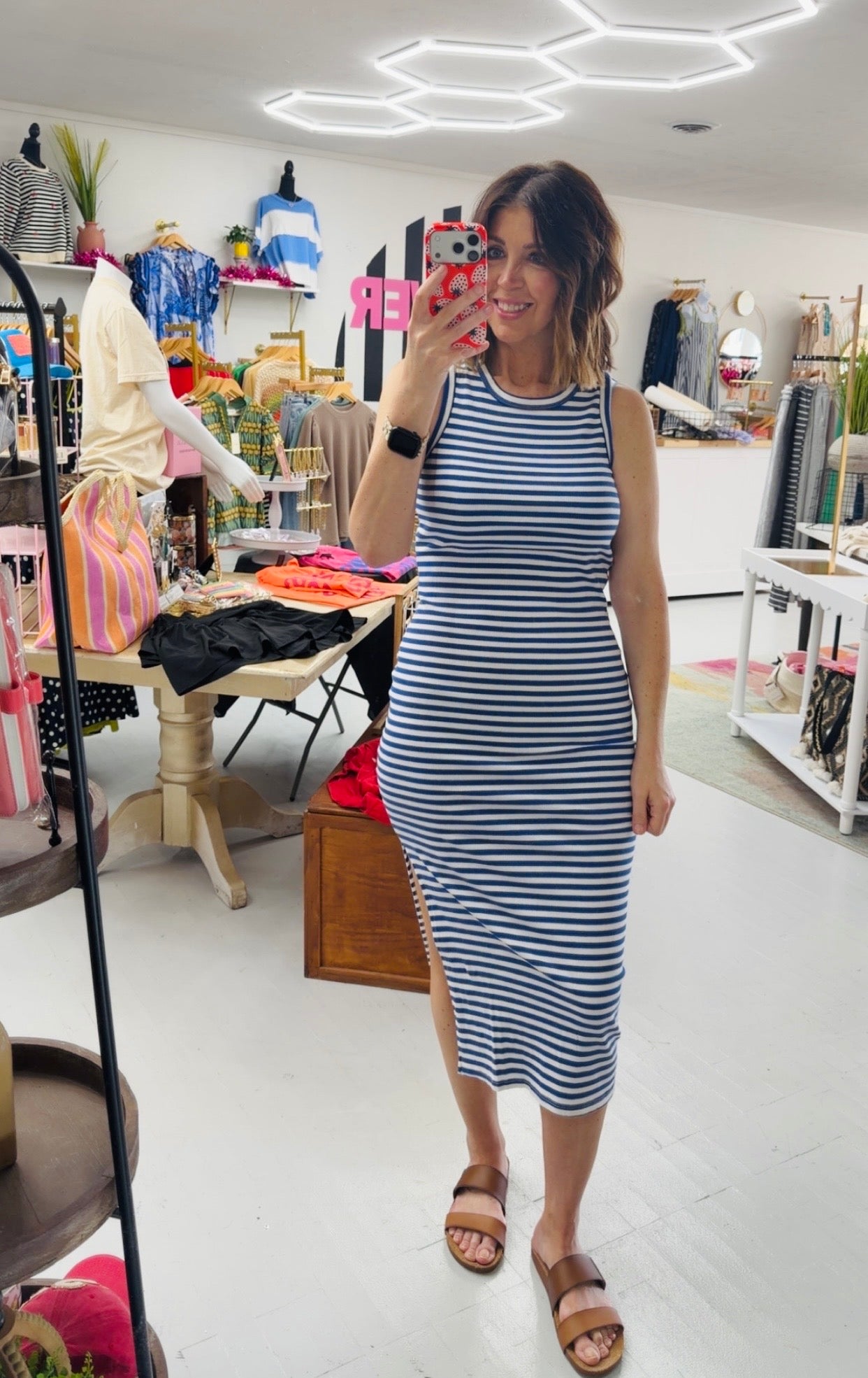 Manhattan Stripe Dress