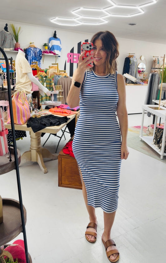 Manhattan Stripe Dress