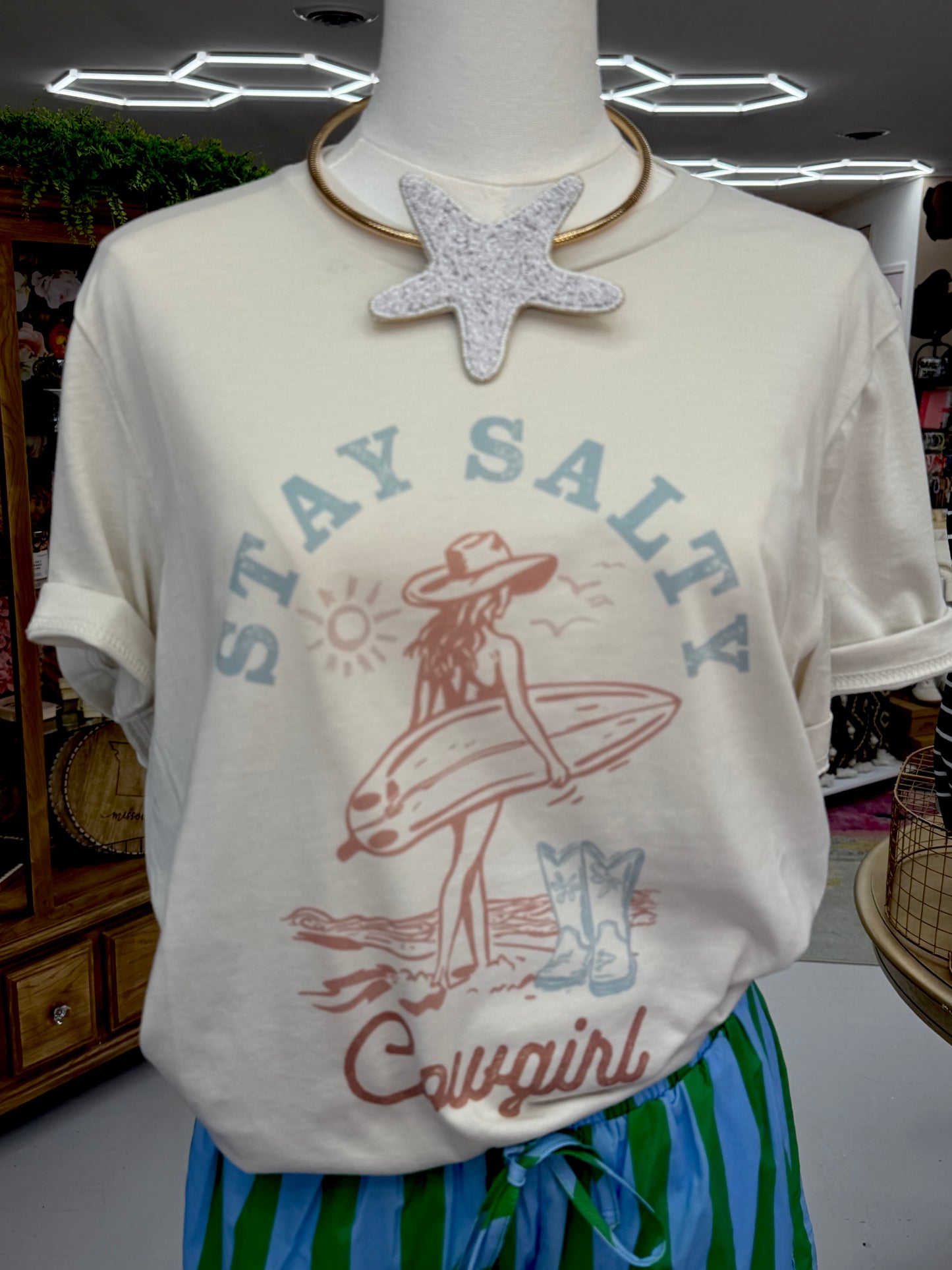 Stay Salty Cowgirl Tee