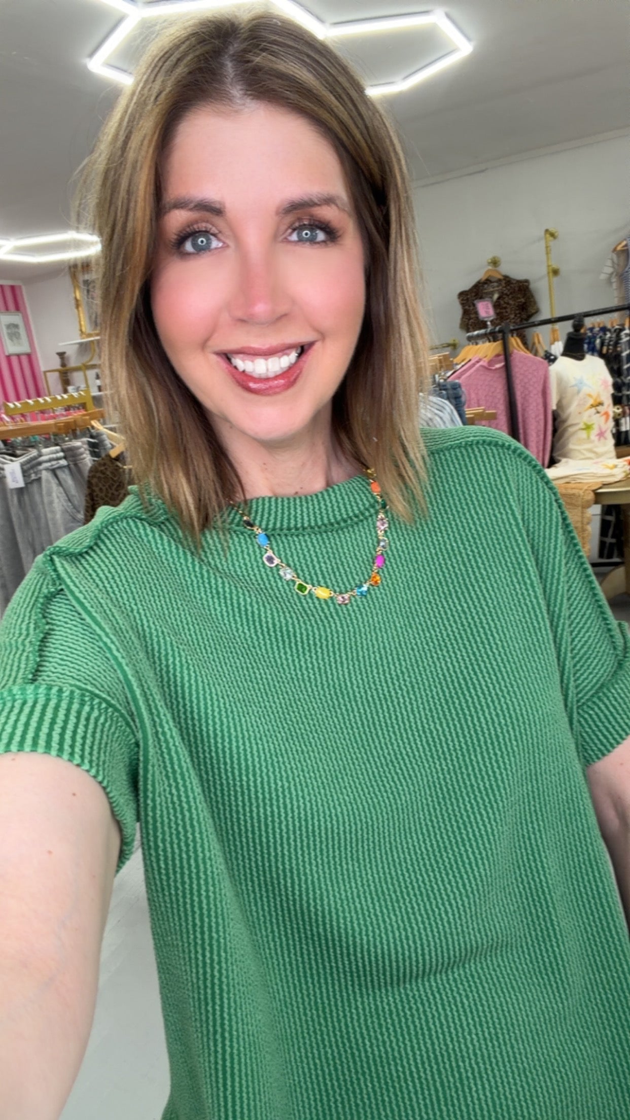 Dreamy Rib Top {Green}