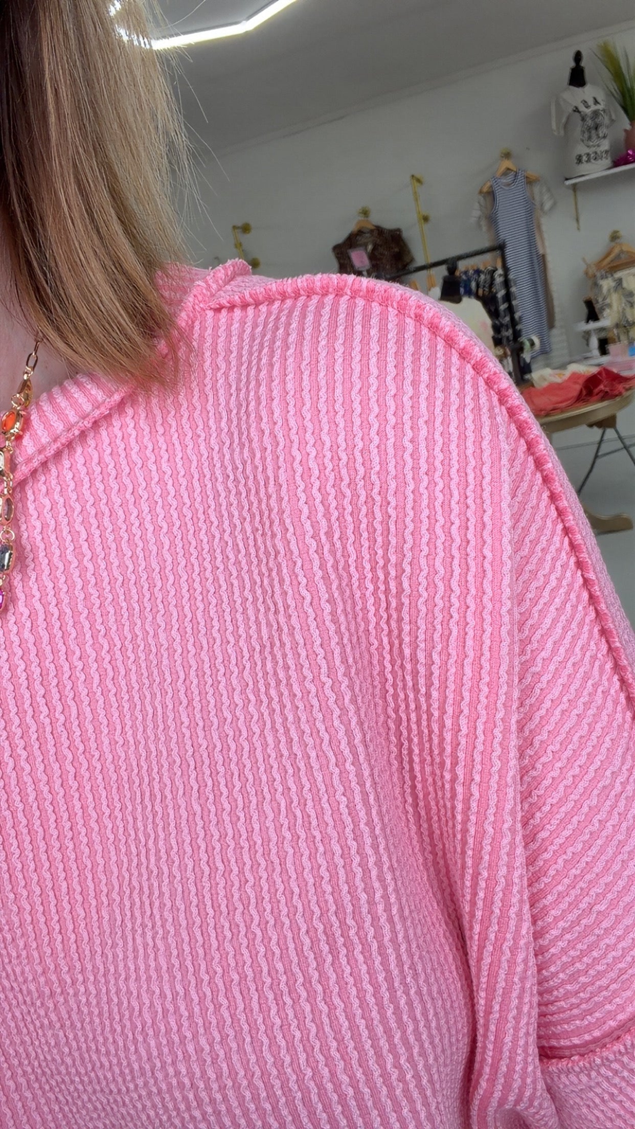 Dreamy Rib Top {Pink}