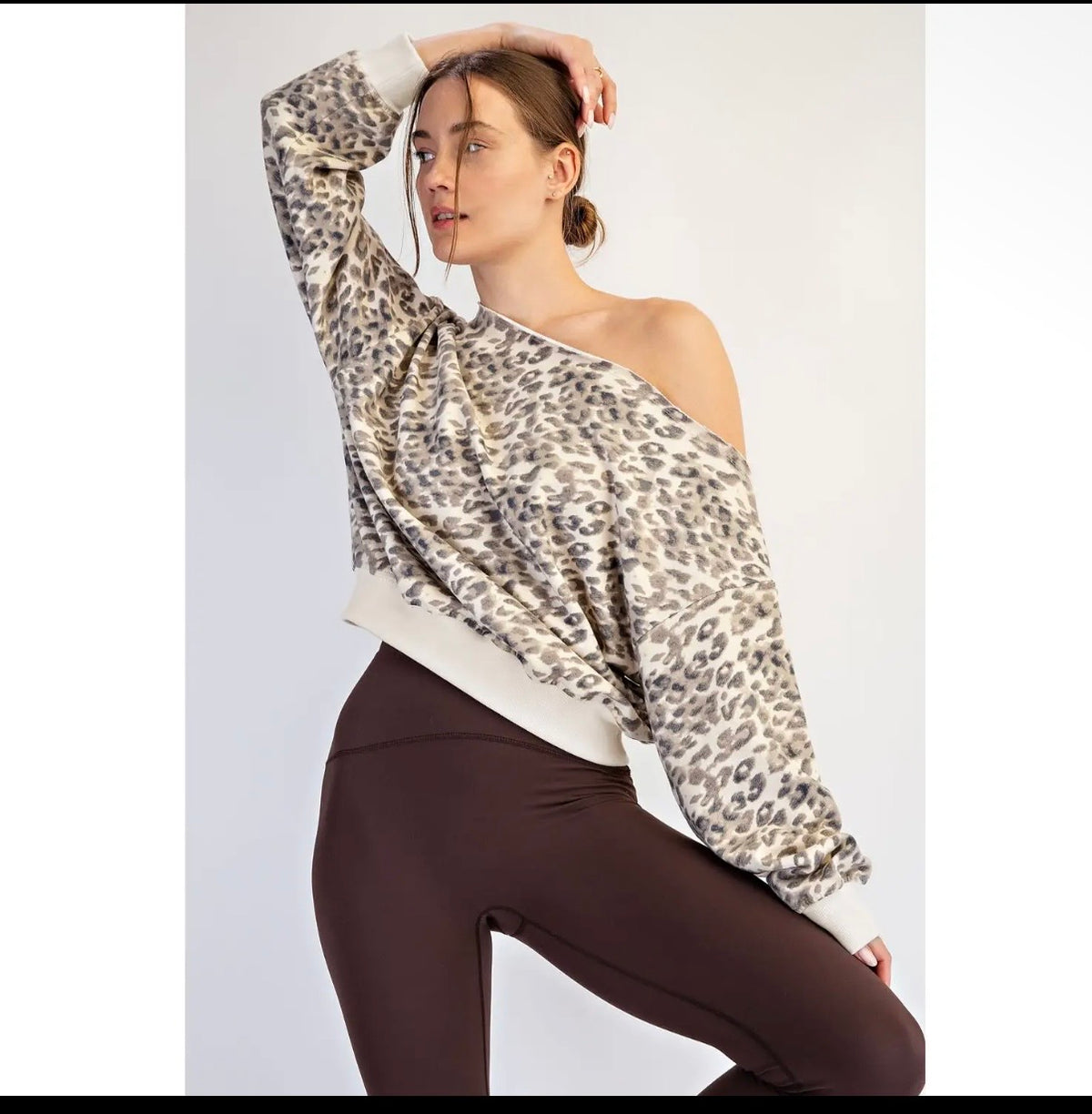 Luxe Leopard Sweatshirt