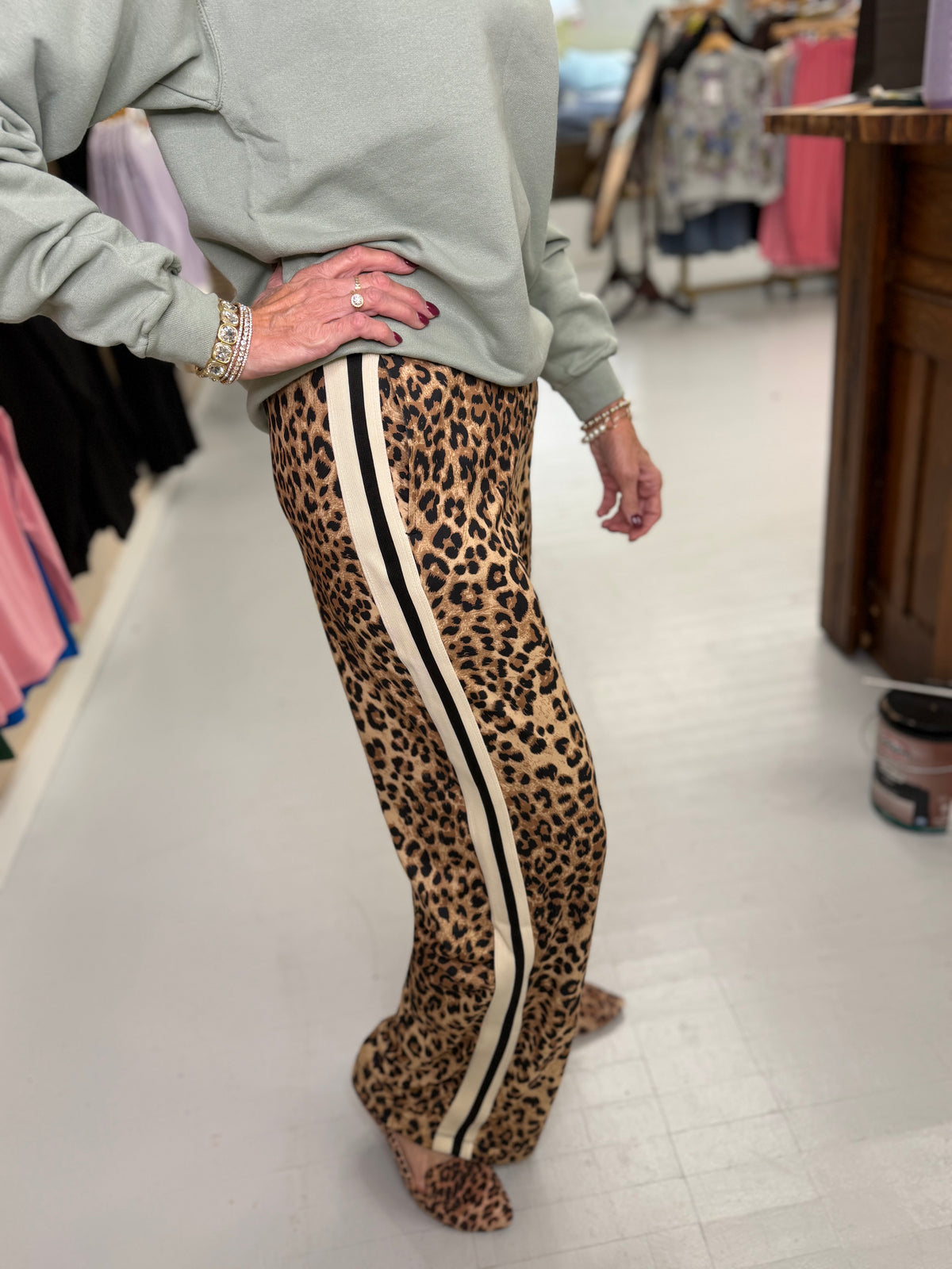 Wildly Chic Leopard Pants
