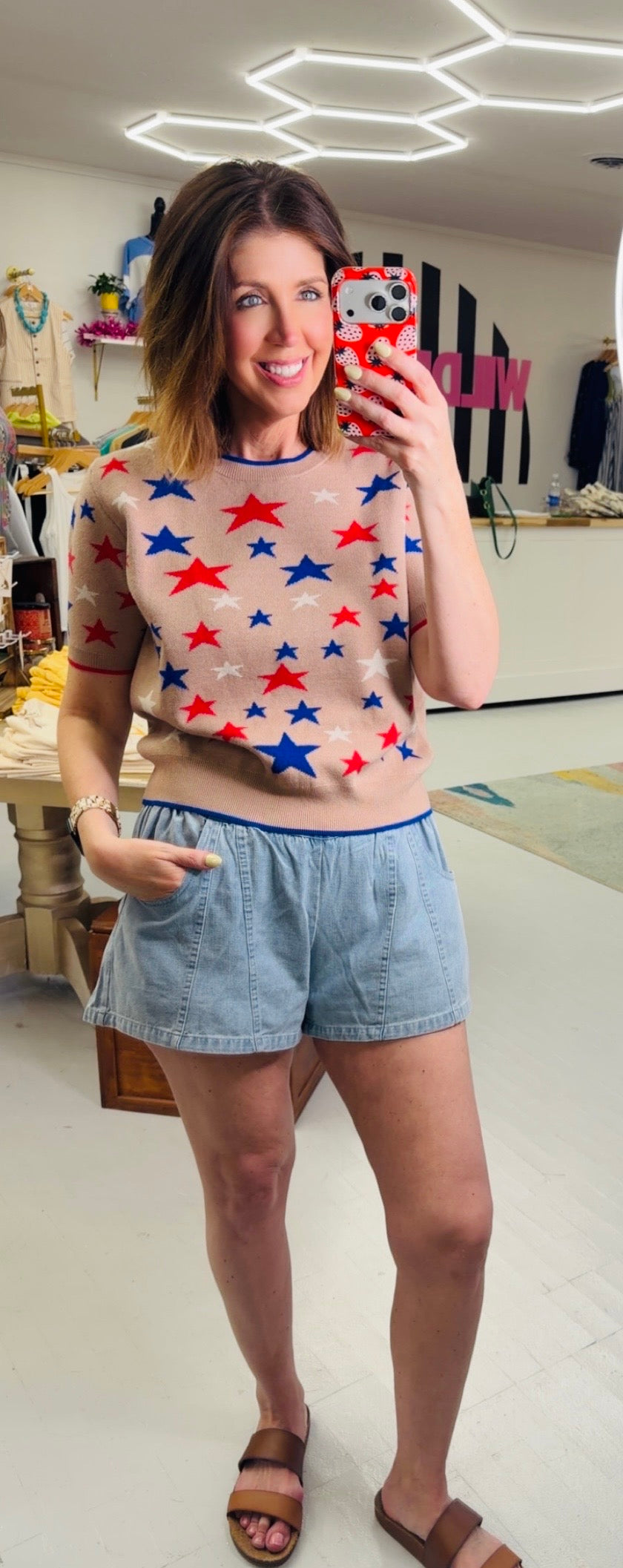 Good Mood Denim Shorts
