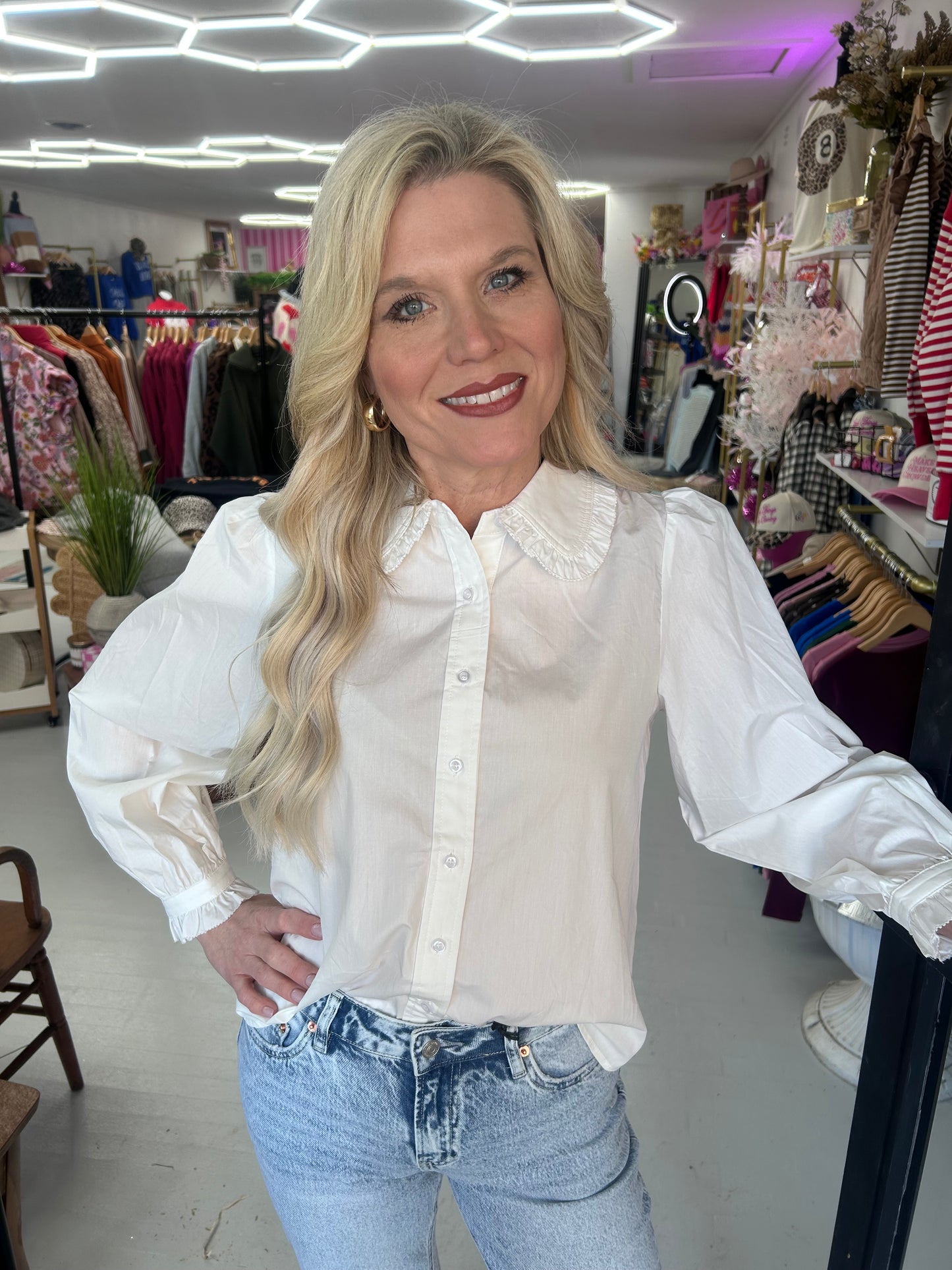 Collared Cutie Top