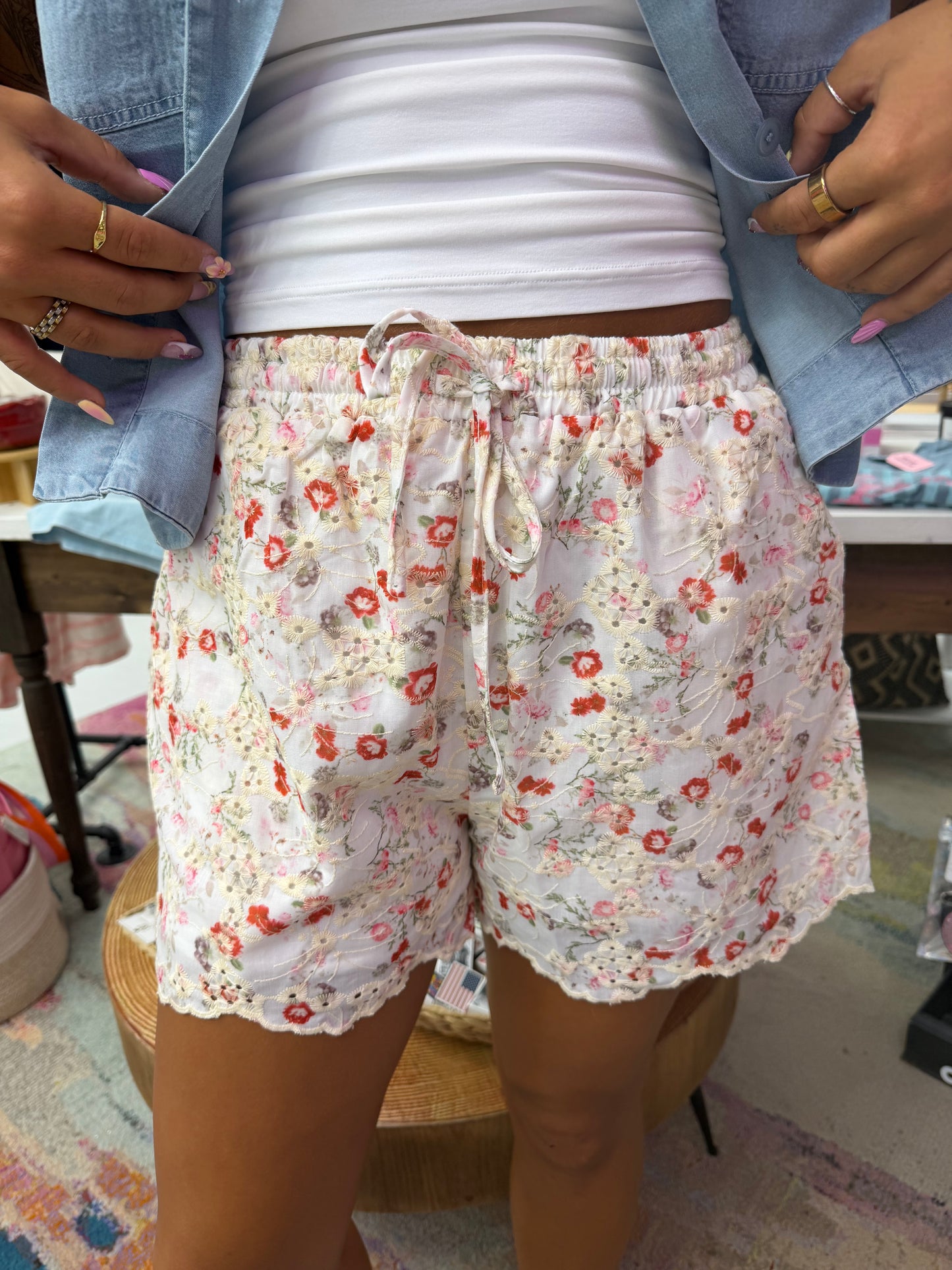 Free Falling Floral Shorts