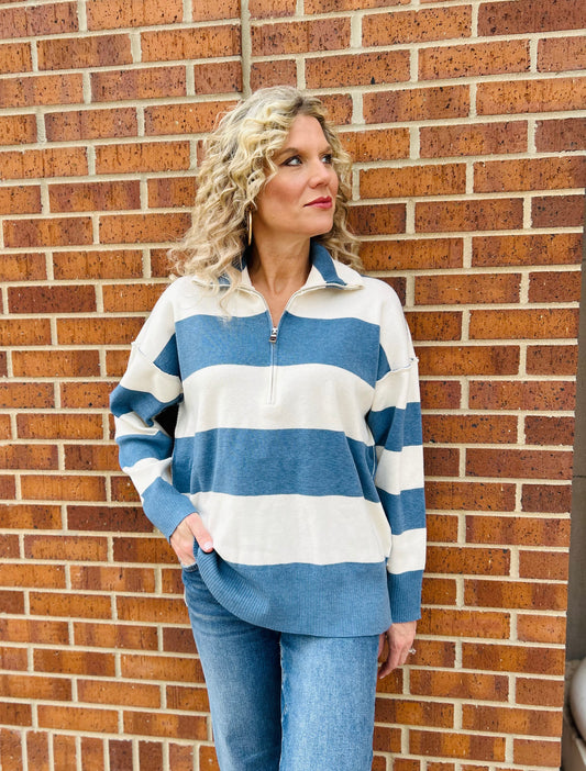 Switch It Up Striped Sweater
