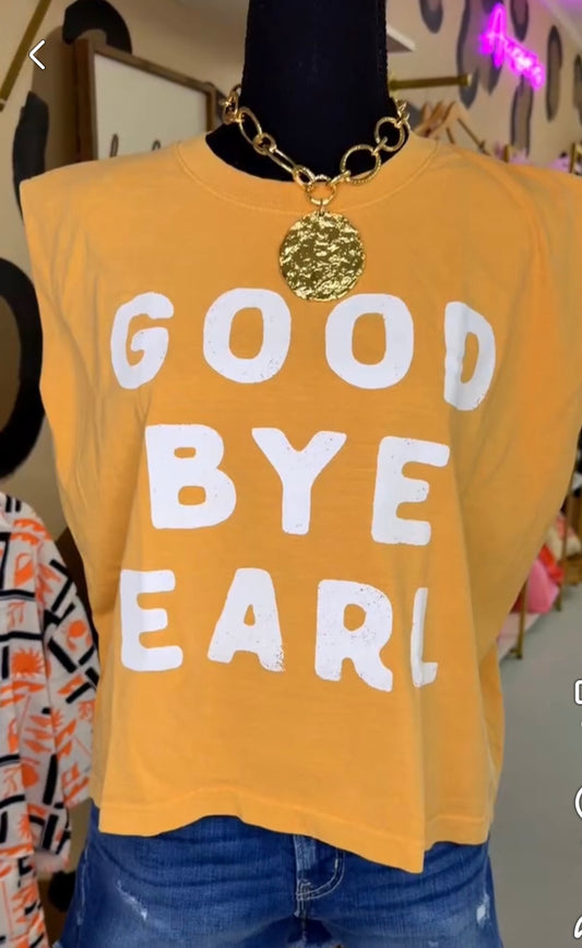 Goodbye Earl Tank {Mustard}