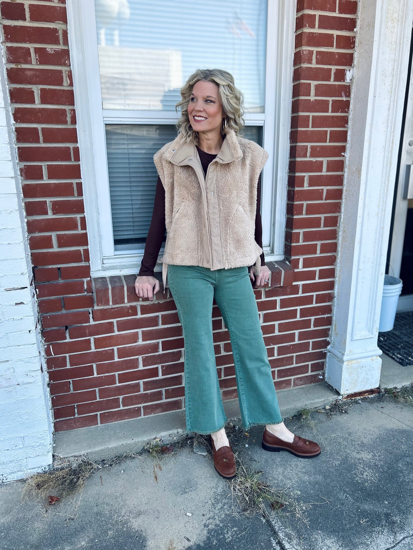 Just What You Wanted Sherpa Vest