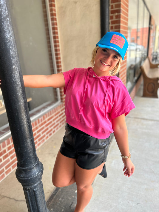 Backyard Party Hoodie {Hot Pink}