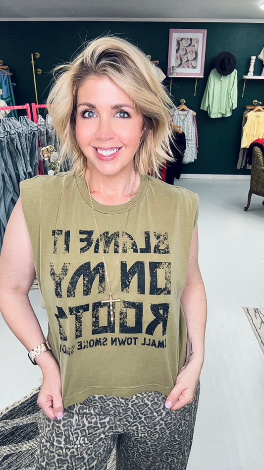 Blame It On My Roots Tee