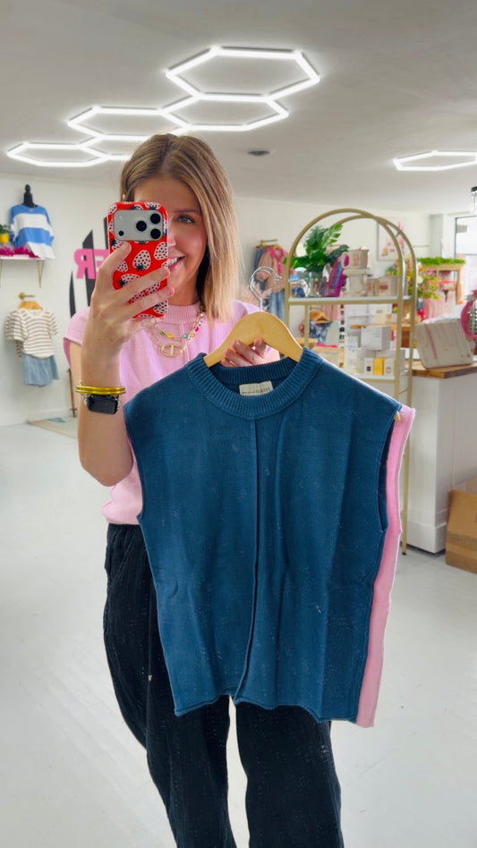 Slow Summer Sweater {Navy}