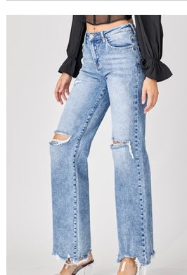 Back At It Wide Leg Jeans