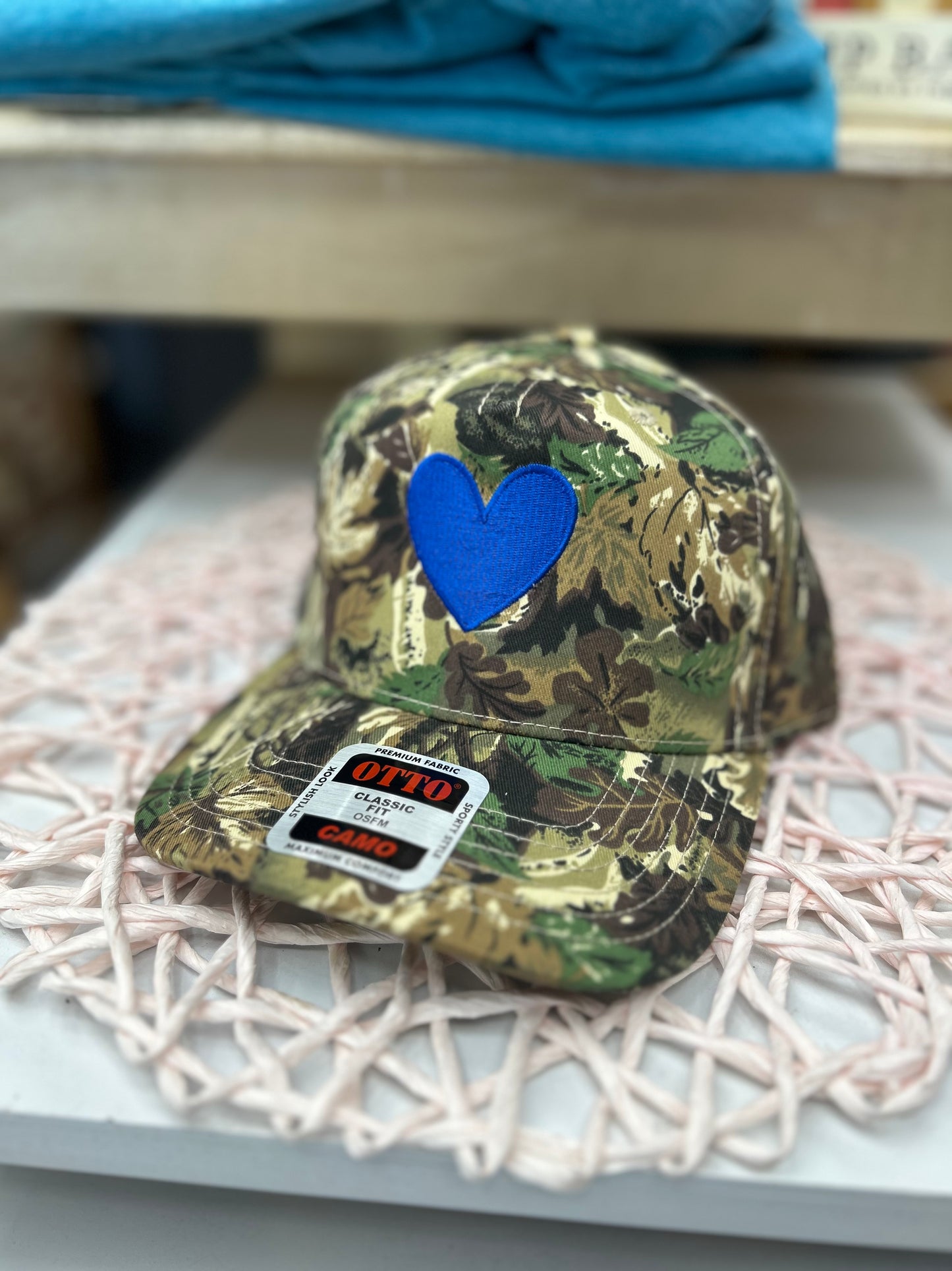 Camo/Heart Hat