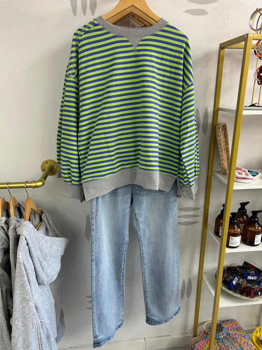 Happy Place Striped Top