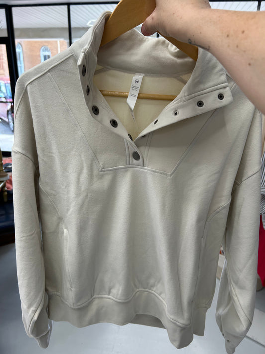 Casual Hangout Pullover {Cream}