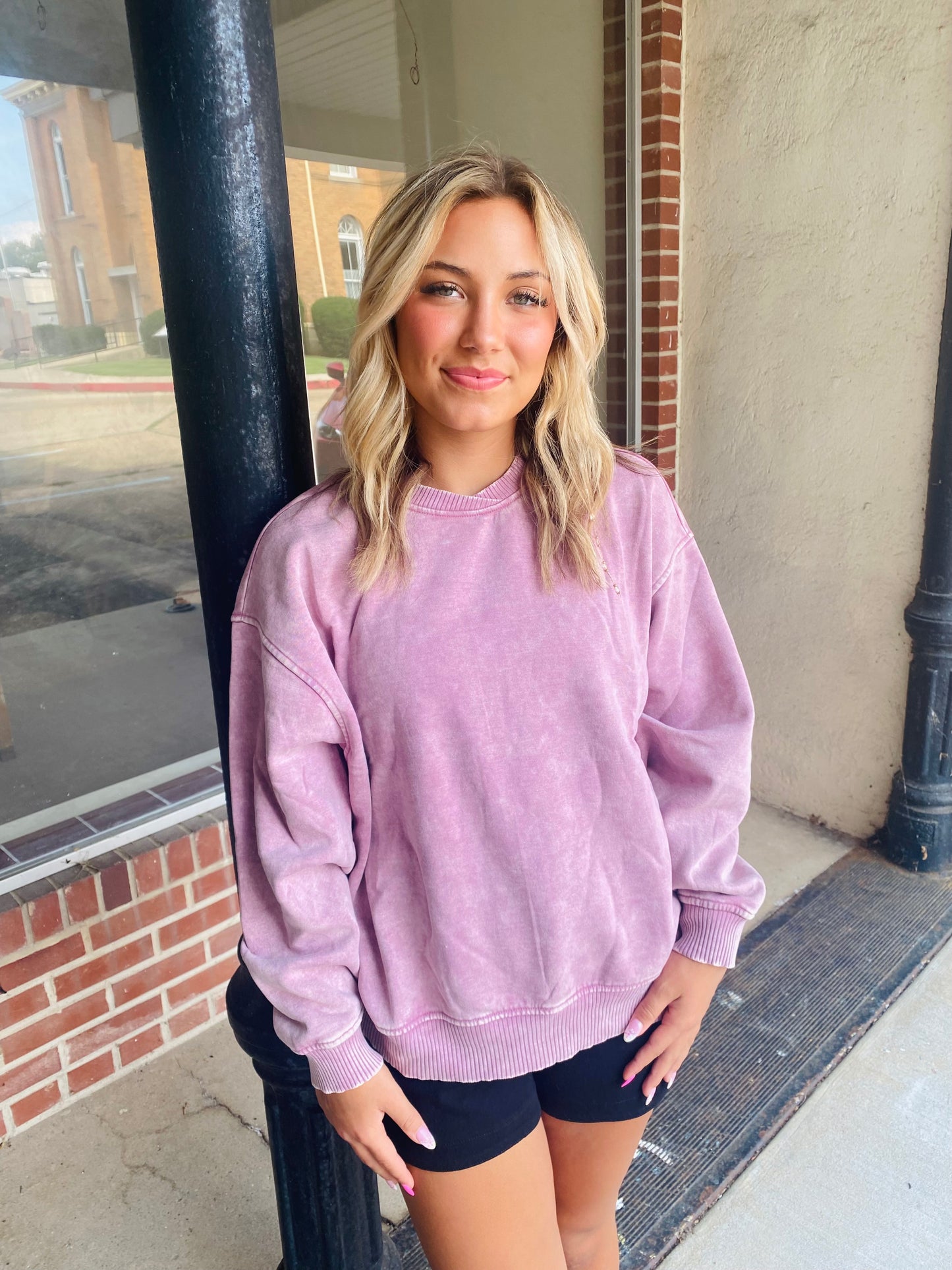 Own The Day Sweatshirt {Rose}